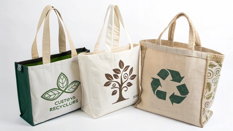 why custom recycled tote bags
