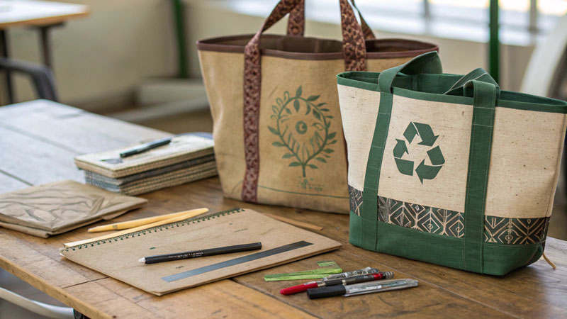 design custom recycled tote