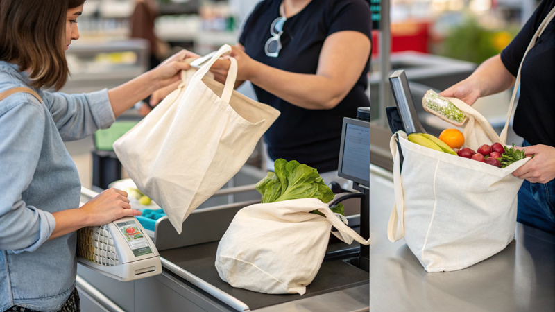 organic cotton tote bags