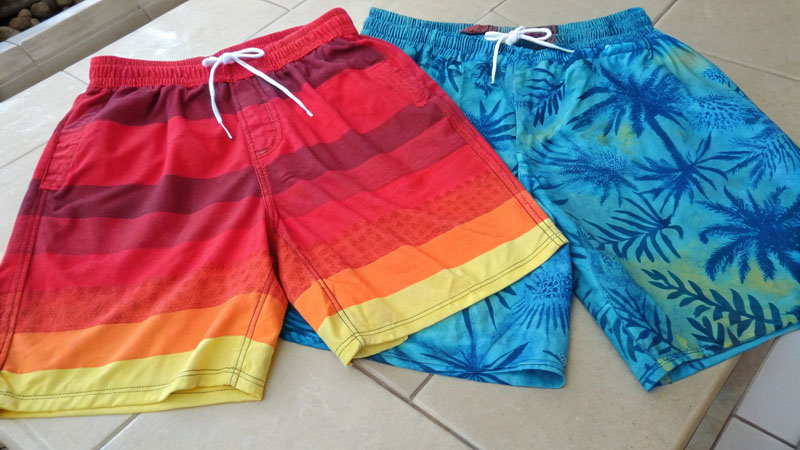 High-temperature dyeing techniques beach shorts