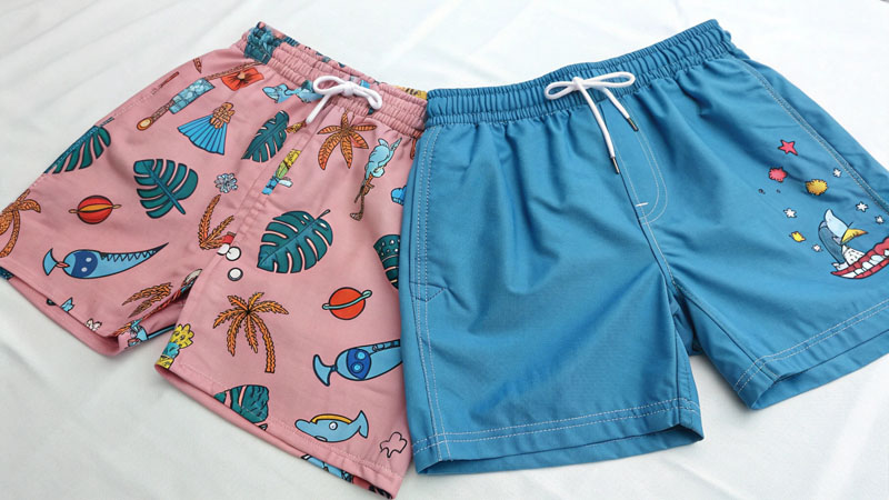 Custom creative beach shorts for events