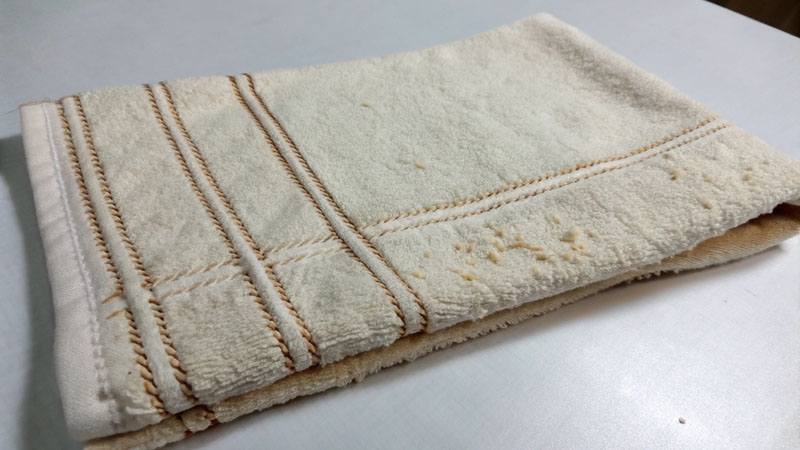 towel production defects sample