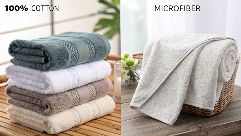 cotton vs microfiber towel
