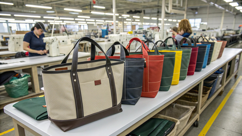 China B2B tote bag factory features