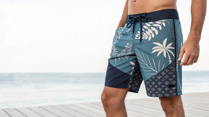 Innovative swim board shorts fabrics 2025