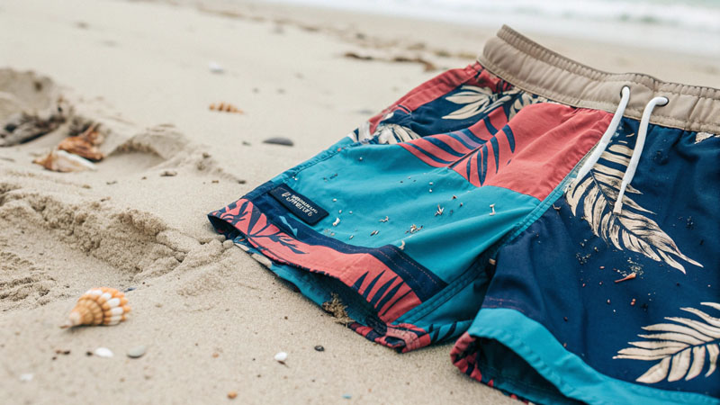 Beach shorts wear and edge stress