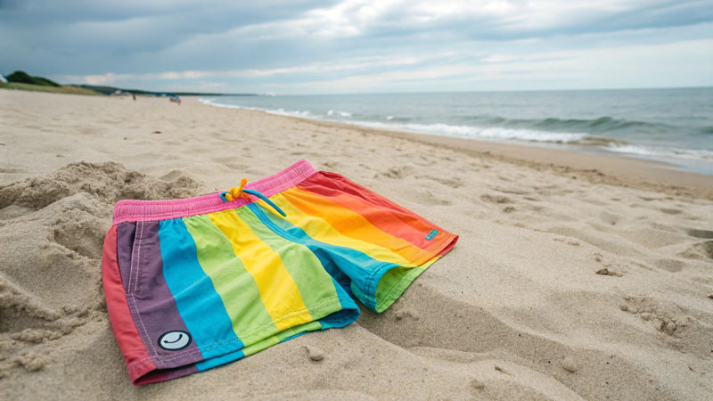 Color emotions beach shorts