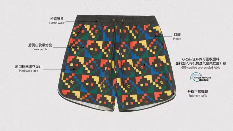 Pre-peak planning for beach shorts quality