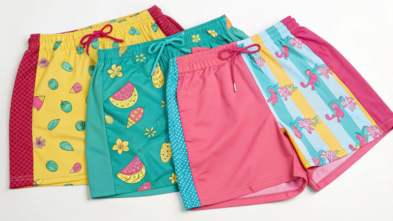 Color combos and prints for custom shorts