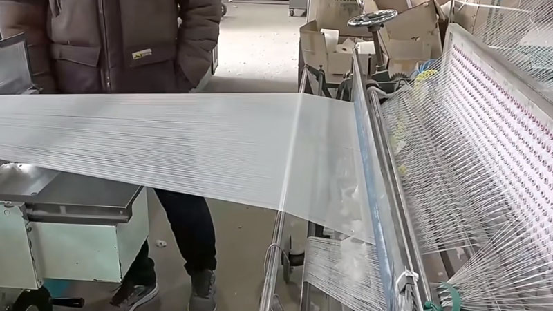 towel loom and quality yarn in production