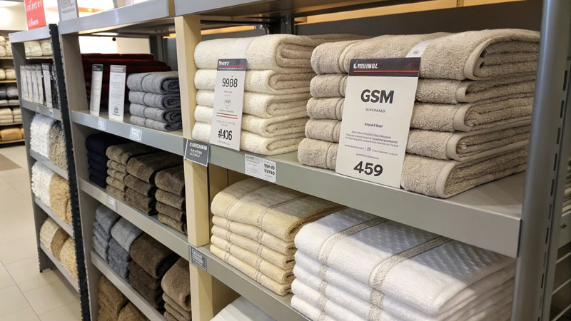 retail towel display gsm segmentation