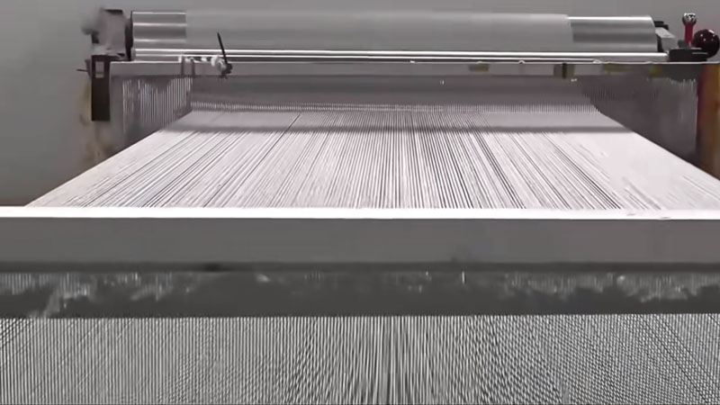 jacquard loom detail