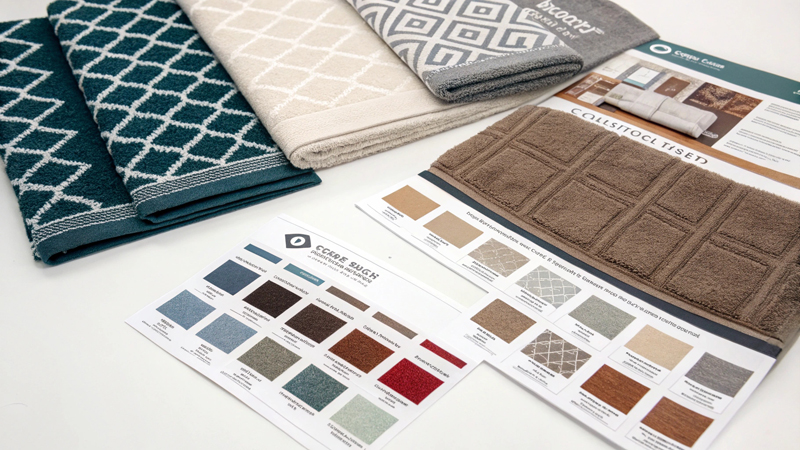 specifications table custom towels mats