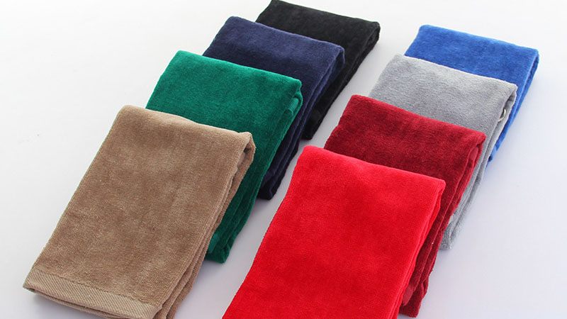 organic cotton bamboo recycled polyester golf towel comparison