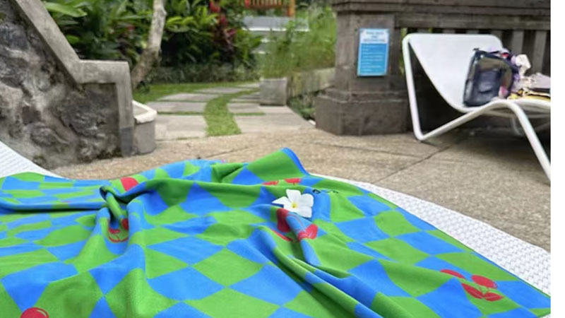 nature inspired towel design