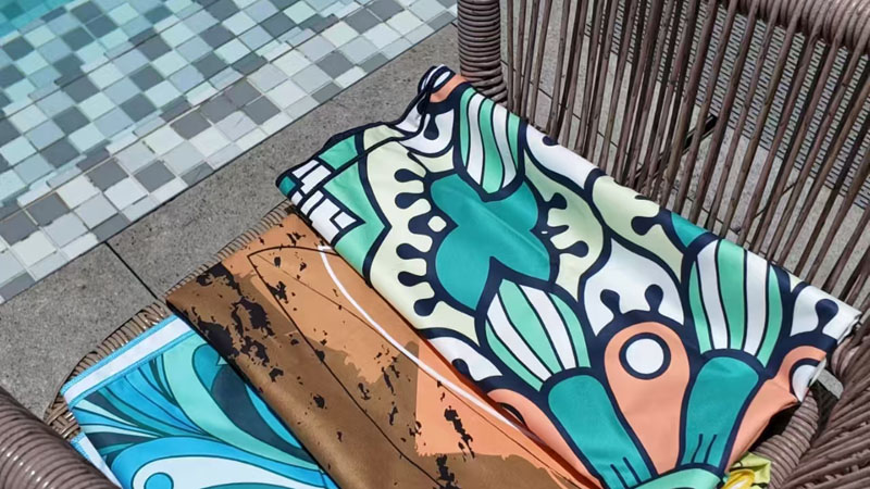 seasonal customizable beach towel